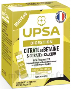 Upsa Citrate De Bétaïne & Citrate De Calcium Poudre 10 Sachets à AUCAMVILLE